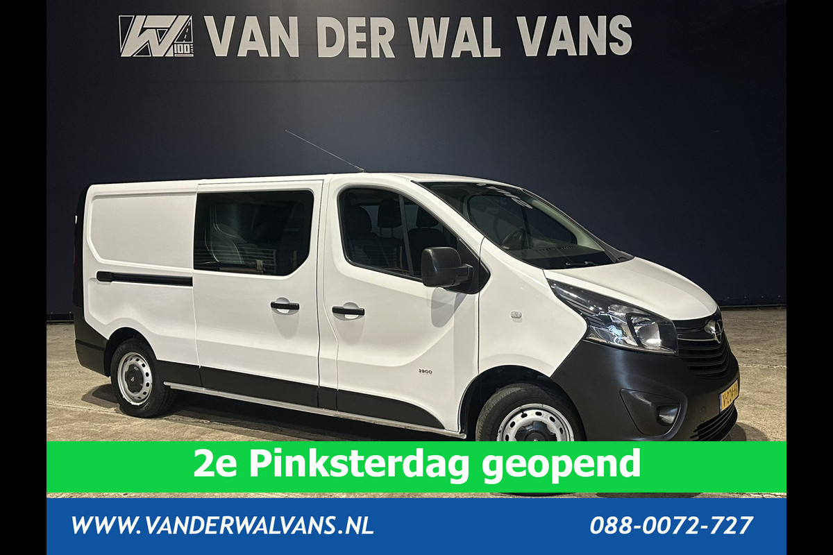 Opel Vivaro 1.6 CDTI L2H1 Dubbele Cabine Euro6 Airco | 6-Zits | Camera | LED Cruisecontrol Opel Vivaro 1.6 CDTI L2H1 Dubbele Cabine Euro6 Airco | 6-Zits | Camera | LED Cruisecontrol