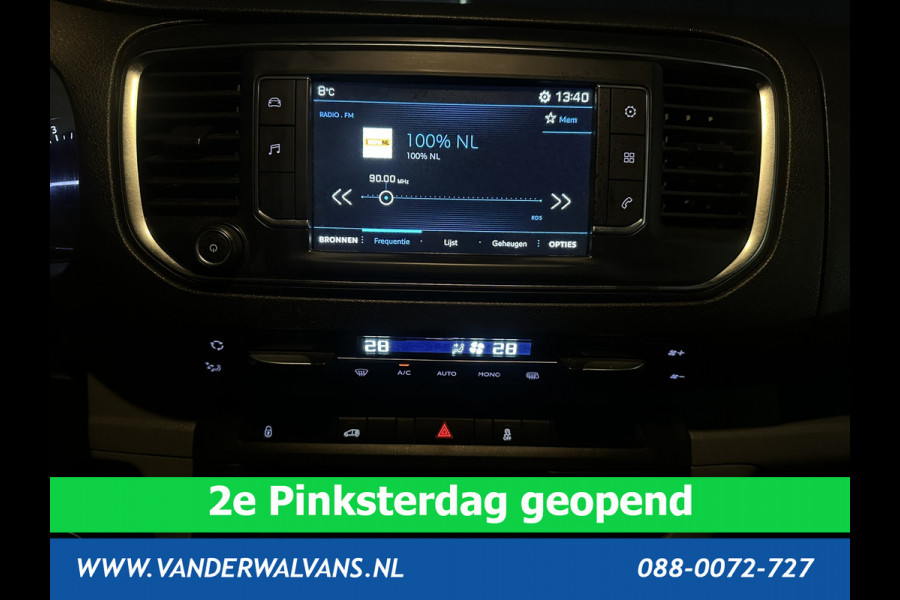 Peugeot Expert 1.6 BlueHDI Automaat L2H1 Euro6 Airco | 2x zijdeur | Trekhaak | Camera | Apple Carplay | Android Auto Cruisecontrol, Parkeersensoren, Stoelverwarming, Bijrijdersbank