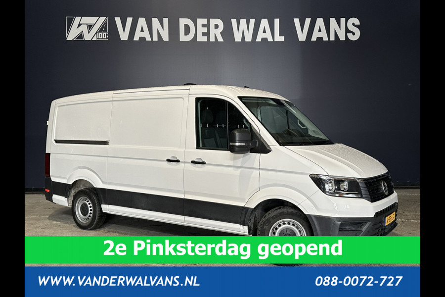 Volkswagen Crafter 2.0 TDI 141pk L3H2 L2H1 Euro6 Airco | Camera | Navigatie | 3000kg trekhaak Apple Carplay, Android Auto, Parkeersensoren, Bijrijdersbank
