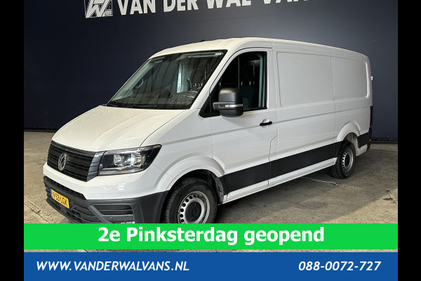 Volkswagen Crafter 2.0 TDI 141pk L3H2 L2H1 Euro6 Airco | Camera | Navigatie | 3000kg trekhaak Apple Carplay, Android Auto, Parkeersensoren, Bijrijdersbank