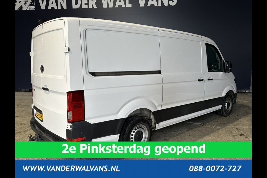 Volkswagen Crafter 2.0 TDI 141pk L3H2 L2H1 Euro6 Airco | Camera | Navigatie | 3000kg trekhaak Apple Carplay, Android Auto, Parkeersensoren, Bijrijdersbank