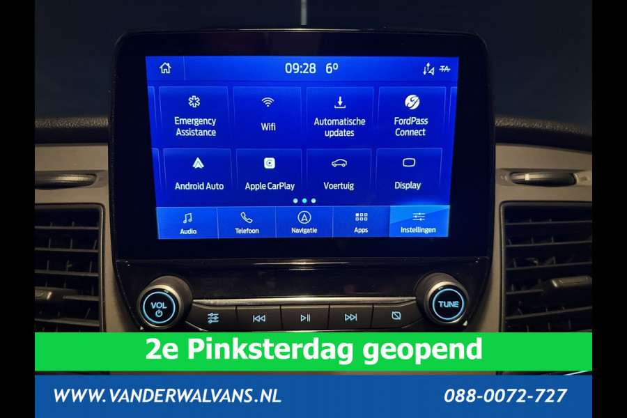 Ford Transit Custom 2.0 TDCI 130pk Automaat L2H1 Euro6 Airco | Camera | Navigatie | LED | Trekhaak Apple Carplay, Android Auto, Cruisecontrol, Parkeersensoren, Verwarmde voorruit, Bijrijdersbank