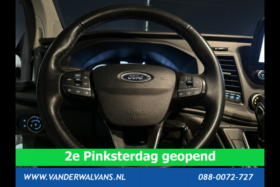 Ford Transit Custom 2.0 TDCI 130pk Automaat L2H1 Euro6 Airco | Camera | Navigatie | LED | Trekhaak Apple Carplay, Android Auto, Cruisecontrol, Parkeersensoren, Verwarmde voorruit, Bijrijdersbank