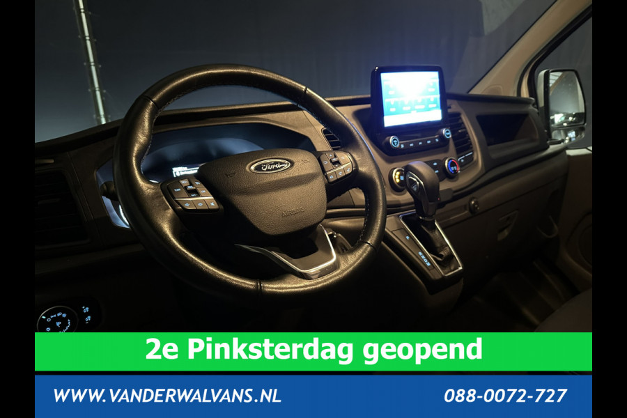 Ford Transit Custom 2.0 TDCI 130pk Automaat L2H1 Euro6 Airco | Camera | Navigatie | LED | Trekhaak Apple Carplay, Android Auto, Cruisecontrol, Parkeersensoren, Verwarmde voorruit, Bijrijdersbank
