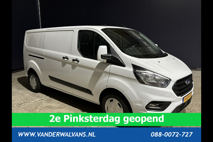 Ford Transit Custom 2.0 TDCI 130pk Automaat L2H1 Euro6 Airco | Camera | Navigatie | LED | Trekhaak Apple Carplay, Android Auto, Cruisecontrol, Parkeersensoren, Verwarmde voorruit, Bijrijdersbank