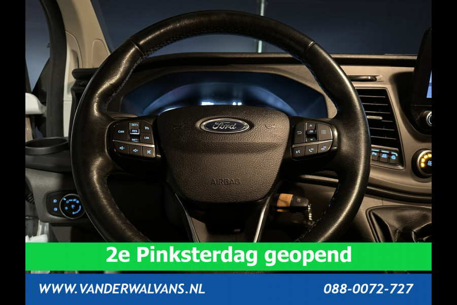 Ford Transit Custom 2.0 TDCI L1H1 Euro6 Airco | Camera | LED | Android Auto | Cruisecontrol | Parkeersensoren Verwarmde voorruit, Bijrijdersbank, 2500kg trekvermogen