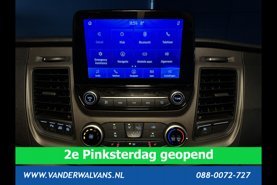 Ford Transit Custom 2.0 TDCI L1H1 Fabrieksgarantie Euro6 Airco | Navigatie | Camera | LED | Cruisecontrol Parkeersensoren, Verwarmde voorruit, Stoelverwarming, Bijrijdersbank