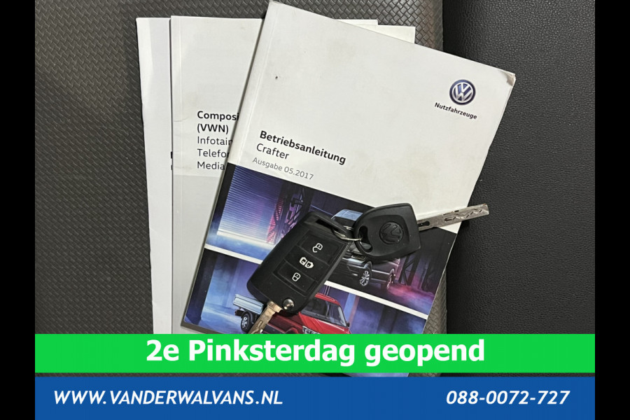 Volkswagen Crafter 2.0 TDI 177 pk L3H2 L2H1 Euro6 Airco | Camera | Navigatie | Apple Carplay | Android Auto 3000kg trekhaak, Bijrijdersbank