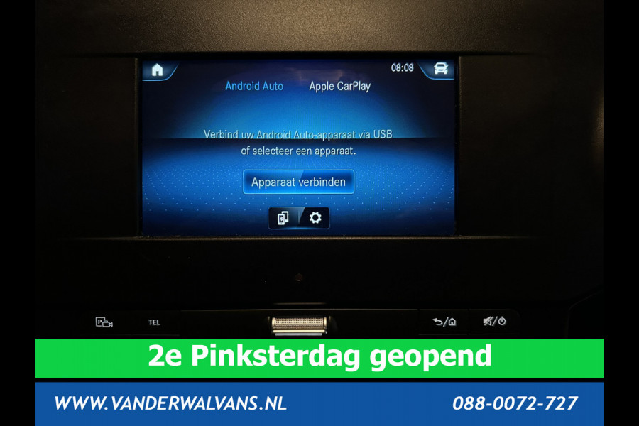 Mercedes-Benz Sprinter 314 CDI 143pk L3H2 Euro6 RIJKLAAR Airco | Camera | Sidebars | Apple Carplay | Android Auto Parkeersensoren, Bijrijdersbank