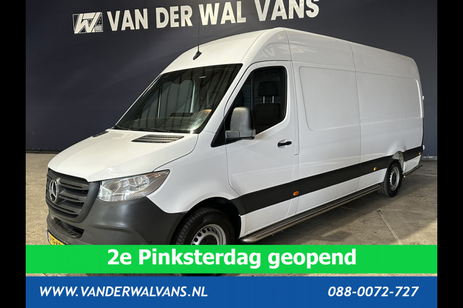 Mercedes-Benz Sprinter 314 CDI 143pk L3H2 Euro6 RIJKLAAR Airco | Camera | Sidebars | Apple Carplay | Android Auto Parkeersensoren, Bijrijdersbank