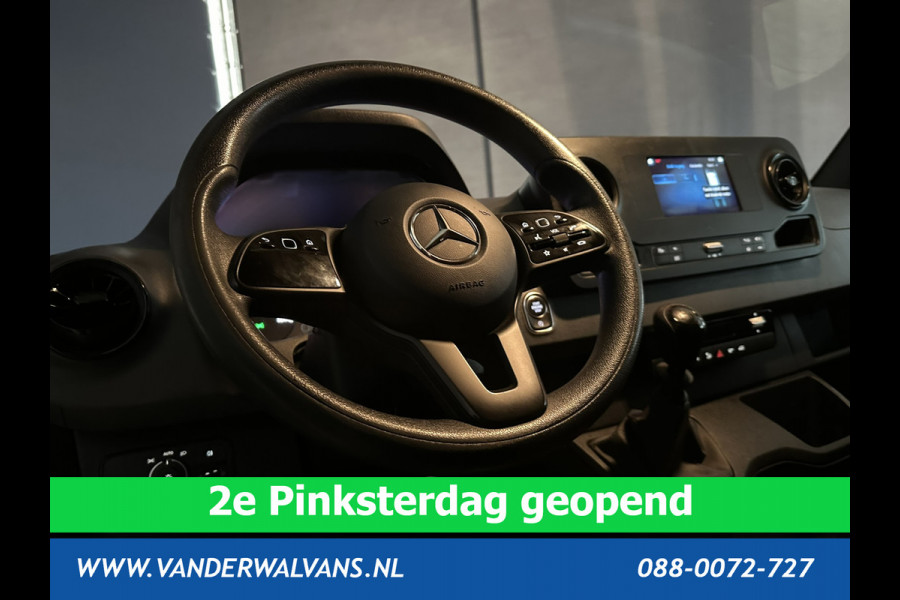 Mercedes-Benz Sprinter 314 CDI 143pk L3H2 Euro6 RIJKLAAR Airco | Camera | Sidebars | Apple Carplay | Android Auto Parkeersensoren, Bijrijdersbank