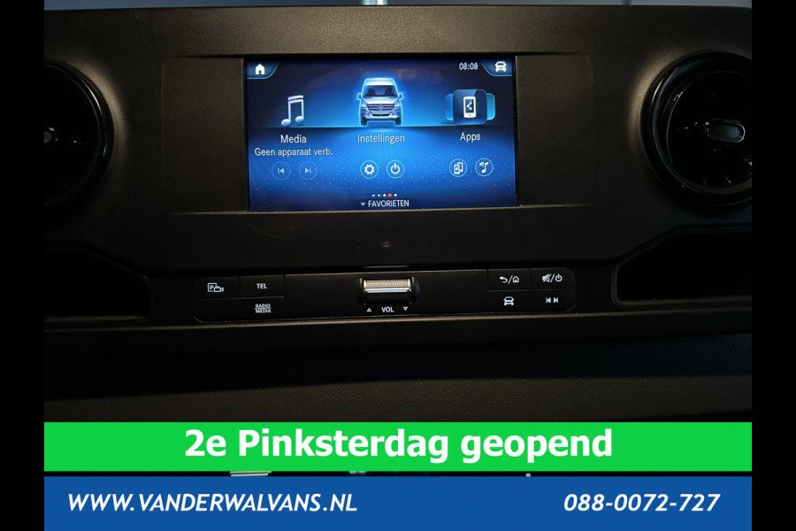 Mercedes-Benz Sprinter 314 CDI 143pk L3H2 Euro6 RIJKLAAR Airco | Camera | Sidebars | Apple Carplay | Android Auto Parkeersensoren, Bijrijdersbank