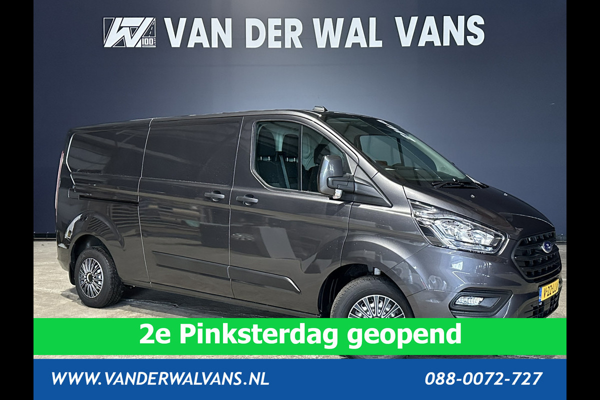 Ford Transit Custom 2.0 TDCI 130 pk L2H1 Euro6 Airco | LED | Apple Carplay | Android Auto | Cruisecontrol Parkeersensoren, Verwarmde voorruit, Bijrijdersbank, 2800kg trekvermogen