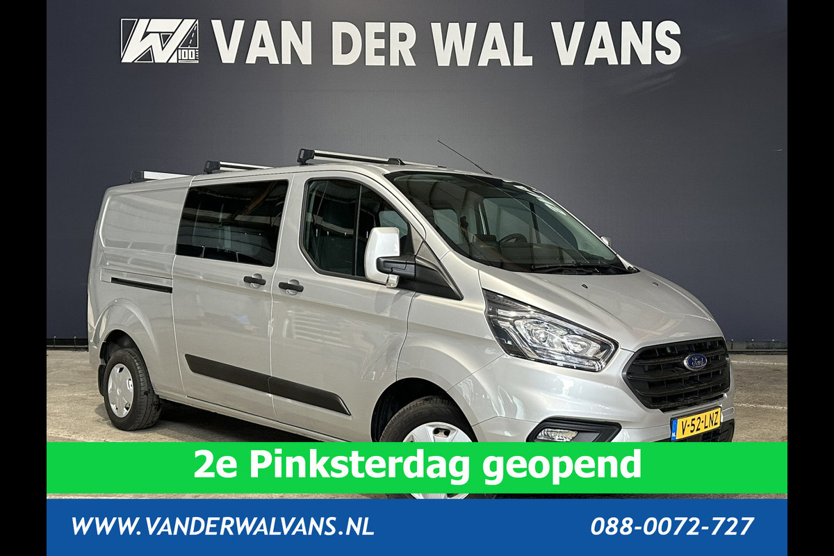 Ford Transit Custom 2.0 TDCI 130pk L2H1 Dubbele Cabine Euro6 Airco | Camera | LED | Apple Carplay | 5-Zits | Dakdragers Isofix, Android Auto, Cruisecontrol, 2800kg Trekhaak, Parkeersensoren, Stoelverwarming, Verwarmde voorruit Ford Transit Custom 2.0 TDCI 130pk L2H1 Dubbele Cabine Euro6 Airco | Camera | LED | Apple Carplay | 5-Zits | Dakdragers Isofix, Android Auto, Cruisecontrol, 2800kg Trekhaak, Parkeersensoren, Stoelverwarming, Verwarmde voorruit