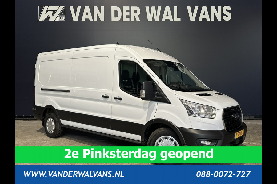 Ford Transit 2.0 TDCI 130 pk L3H2 Euro6 Airco | Camera | Navigatie | Android Auto | Cruisecontrol | Parkeersensoren Stoelverwarming, Verwarmde voorruit, Elektrisch verstelbare bestuurdersstoel, Bijrijdersbank