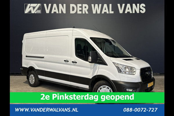 Ford Transit 2.0 TDCI 130 pk L3H2 Euro6 Airco | Camera | Navigatie | Android Auto | Cruisecontrol | Parkeersensoren Stoelverwarming, Verwarmde voorruit, Elektrisch verstelbare bestuurdersstoel, Bijrijdersbank
