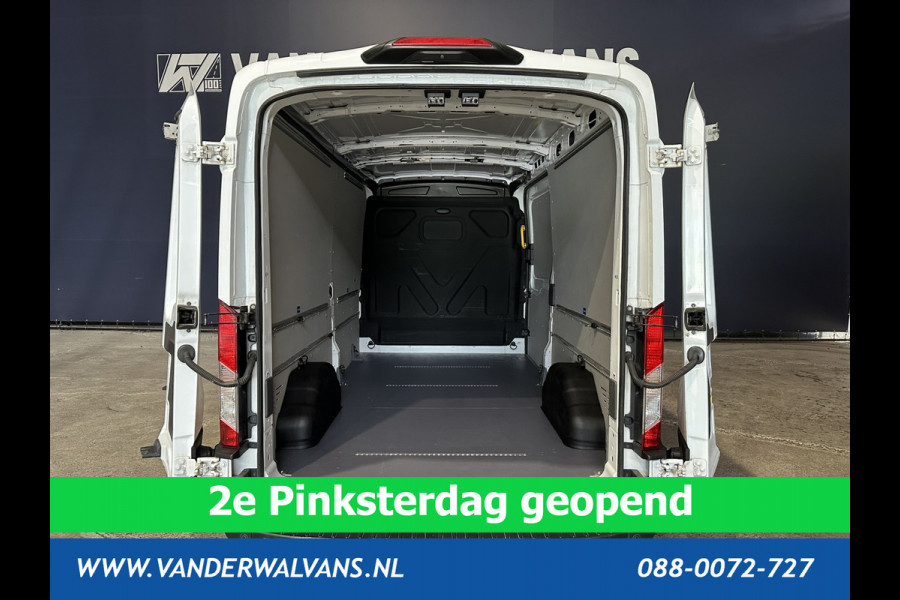 Ford Transit 2.0 TDCI 130 pk L3H2 Euro6 Airco | Camera | Navigatie | Android Auto | Cruisecontrol | Parkeersensoren Stoelverwarming, Verwarmde voorruit, Elektrisch verstelbare bestuurdersstoel, Bijrijdersbank