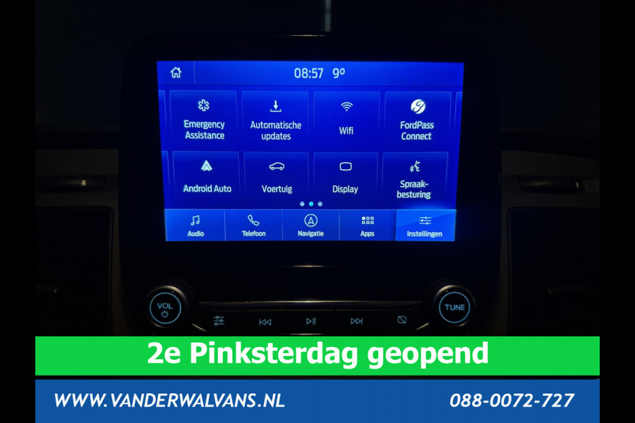 Ford Transit 2.0 TDCI 130 pk L3H2 Euro6 Airco | Camera | Navigatie | Android Auto | Cruisecontrol | Parkeersensoren Stoelverwarming, Verwarmde voorruit, Elektrisch verstelbare bestuurdersstoel, Bijrijdersbank