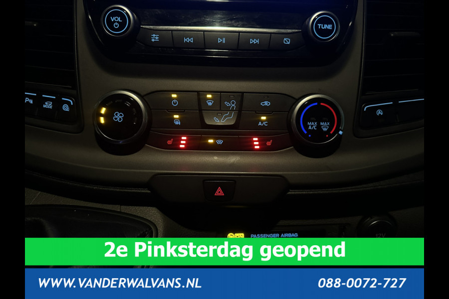 Ford Transit 2.0 TDCI 130 pk L3H2 Euro6 Airco | Camera | Navigatie | Android Auto | Cruisecontrol | Parkeersensoren Stoelverwarming, Verwarmde voorruit, Elektrisch verstelbare bestuurdersstoel, Bijrijdersbank