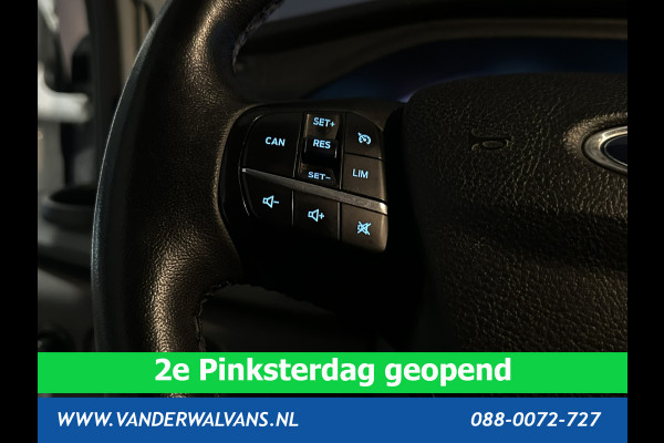 Ford Transit 2.0 TDCI 130 pk L3H2 Euro6 Airco | Camera | Navigatie | Android Auto | Cruisecontrol | Parkeersensoren Stoelverwarming, Verwarmde voorruit, Elektrisch verstelbare bestuurdersstoel, Bijrijdersbank