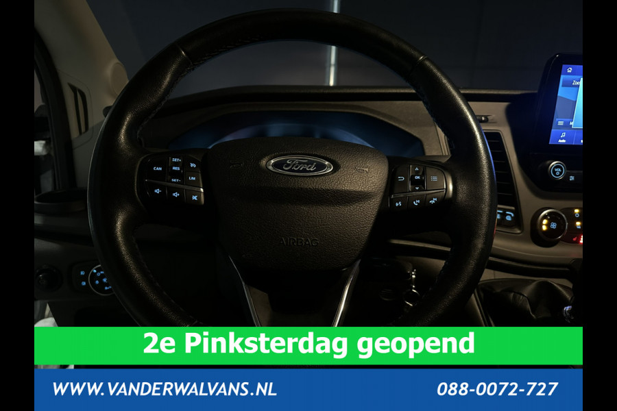 Ford Transit 2.0 TDCI 130 pk L3H2 Euro6 Airco | Camera | Navigatie | Android Auto | Cruisecontrol | Parkeersensoren Stoelverwarming, Verwarmde voorruit, Elektrisch verstelbare bestuurdersstoel, Bijrijdersbank