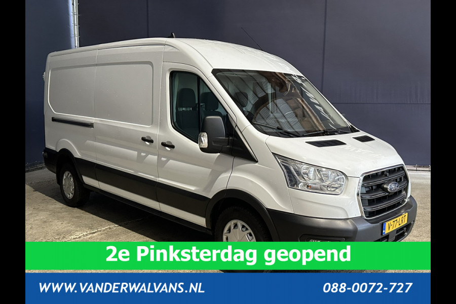 Ford Transit 2.0 TDCI 130 pk L3H2 Euro6 Airco | Camera | Navigatie | Android Auto | Cruisecontrol | Parkeersensoren Stoelverwarming, Verwarmde voorruit, Elektrisch verstelbare bestuurdersstoel, Bijrijdersbank