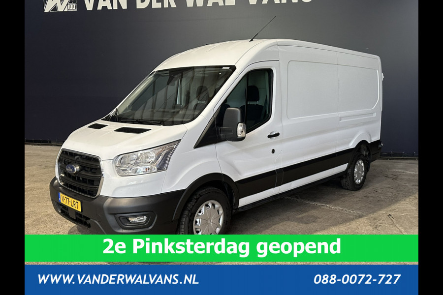 Ford Transit 2.0 TDCI 130 pk L3H2 Euro6 Airco | Camera | Navigatie | Android Auto | Cruisecontrol | Parkeersensoren Stoelverwarming, Verwarmde voorruit, Elektrisch verstelbare bestuurdersstoel, Bijrijdersbank