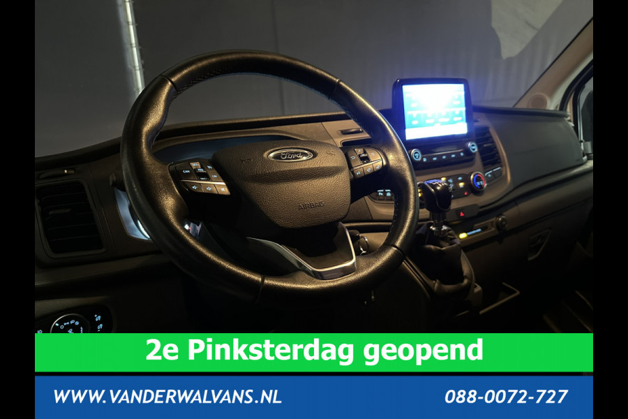 Ford Transit 2.0 TDCI 130 pk L3H2 Euro6 Airco | Camera | Navigatie | Android Auto | Cruisecontrol | Parkeersensoren Stoelverwarming, Verwarmde voorruit, Elektrisch verstelbare bestuurdersstoel, Bijrijdersbank