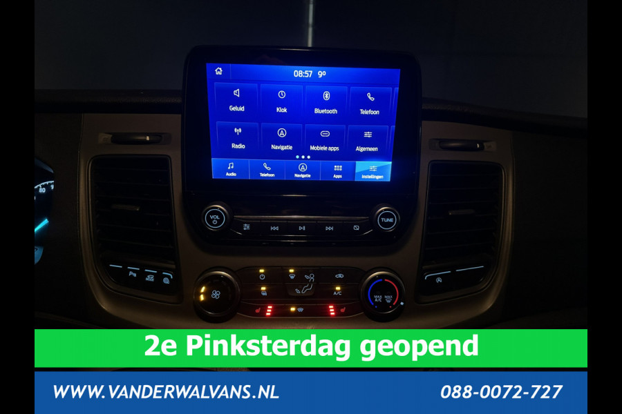 Ford Transit 2.0 TDCI 130 pk L3H2 Euro6 Airco | Camera | Navigatie | Android Auto | Cruisecontrol | Parkeersensoren Stoelverwarming, Verwarmde voorruit, Elektrisch verstelbare bestuurdersstoel, Bijrijdersbank