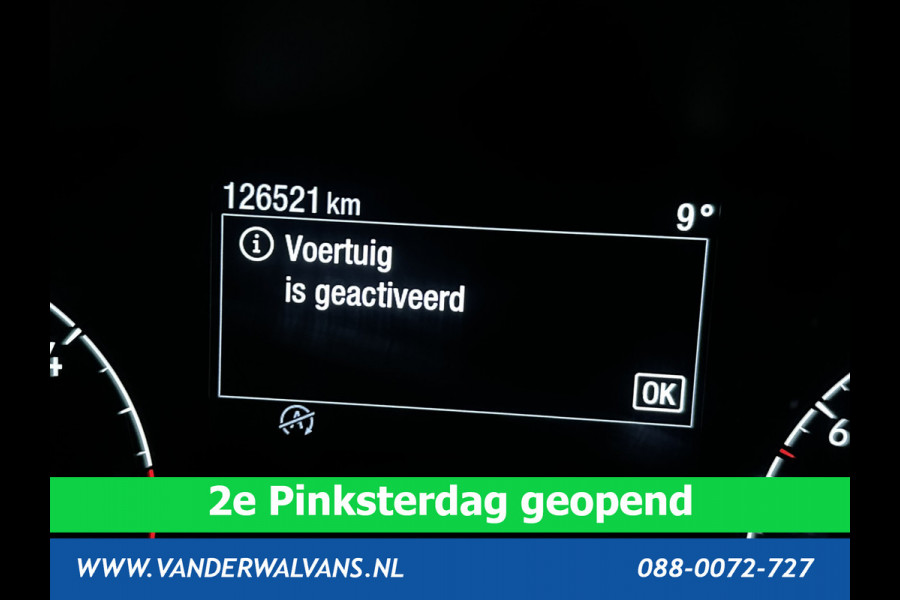 Ford Transit 2.0 TDCI 130 pk L3H2 Euro6 Airco | Camera | Navigatie | Android Auto | Cruisecontrol | Parkeersensoren Stoelverwarming, Verwarmde voorruit, Elektrisch verstelbare bestuurdersstoel, Bijrijdersbank