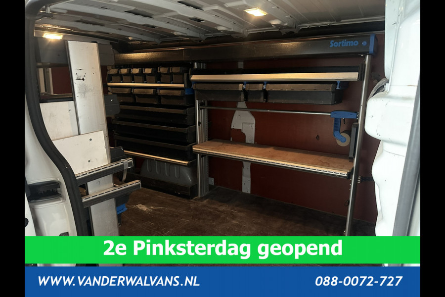 Opel Vivaro 1.6 CDTI 125 pk L2H1 inrichting Euro6 Airco | Imperiaal | Trekhaak | Navigatie | Camera | Cruisecontrol Parkeersensoren, Bijrijdersbank