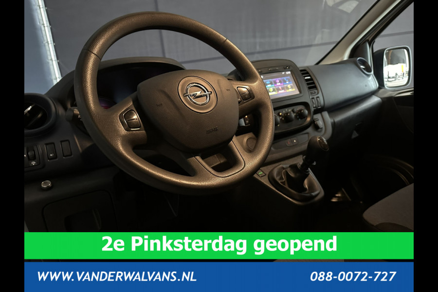 Opel Vivaro 1.6 CDTI 125 pk L2H1 inrichting Euro6 Airco | Imperiaal | Trekhaak | Navigatie | Camera | Cruisecontrol Parkeersensoren, Bijrijdersbank
