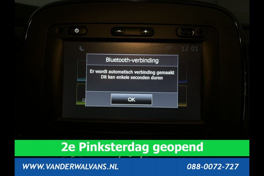 Opel Vivaro 1.6 CDTI 125 pk L2H1 inrichting Euro6 Airco | Imperiaal | Trekhaak | Navigatie | Camera | Cruisecontrol Parkeersensoren, Bijrijdersbank