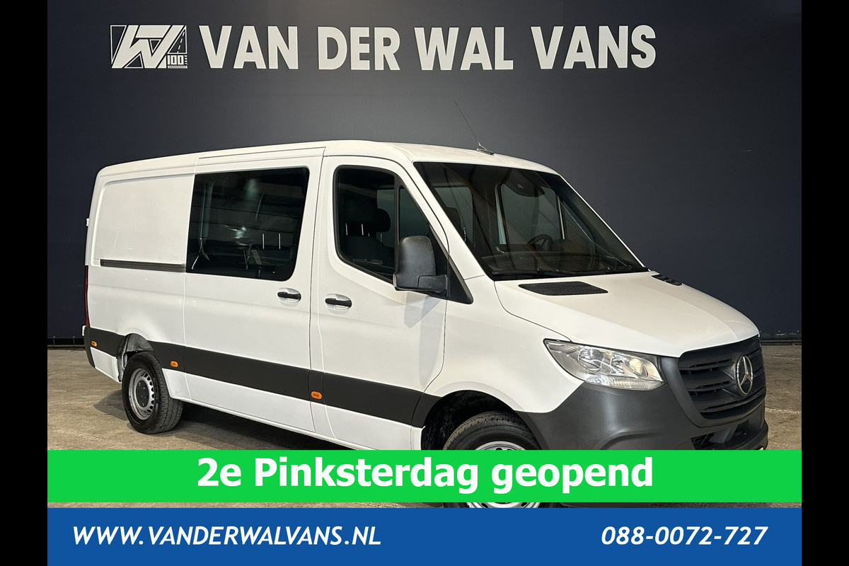Mercedes-Benz Sprinter 314 CDI 143pk 3500kg Trekhaak L2H1 Dubbele cabine Euro6 Airco | Camera | Navigatie | 5-Zits Cruisecontrol Mercedes-Benz Sprinter 314 CDI 143pk 3500kg Trekhaak L2H1 Dubbele cabine Euro6 Airco | Camera | Navigatie | 5-Zits Cruisecontrol