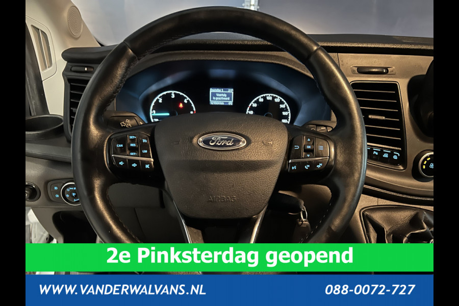 Ford Transit 2.0 TDCI 185pk L4H3 Euro6 Airco | Camera | LED | Cruisecontrol | Verwarmde voorruit Parkeersensoren, Bijrijdersbank, 2800kg trekvermogen