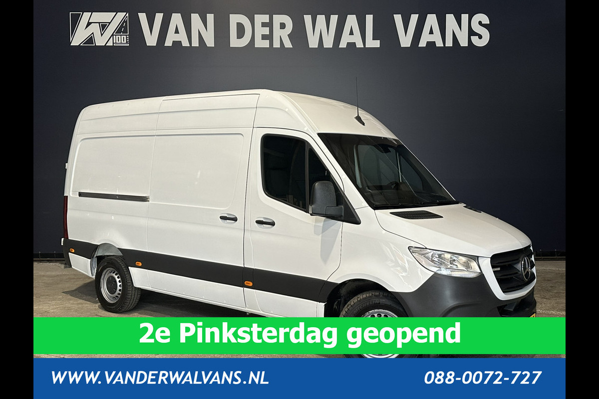 Mercedes-Benz Sprinter 316 CDI 163 pk L2H2 Euro6 Airco | 2800kg Trekhaak | Camera | Apple Carplay | Parkeersensoren inklapbare spiegels, standkachel, cruisecontrol, MBUX, Android auto