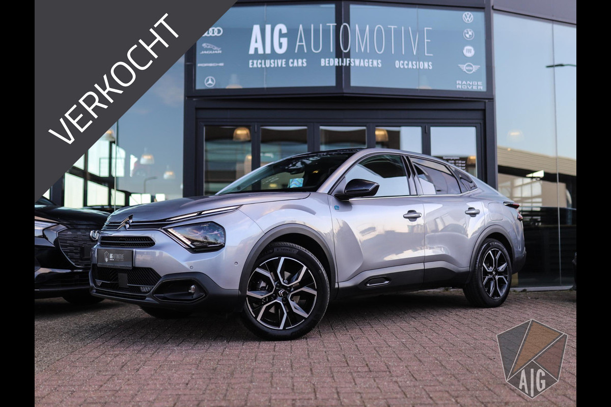 Citroën Ë-C4 X Shine 50 kWh | Keyless | Camera | Stoelverw. | HUD | Leder Citroën Ë-C4 X Shine 50 kWh | Keyless | Camera | Stoelverw. | HUD | Leder