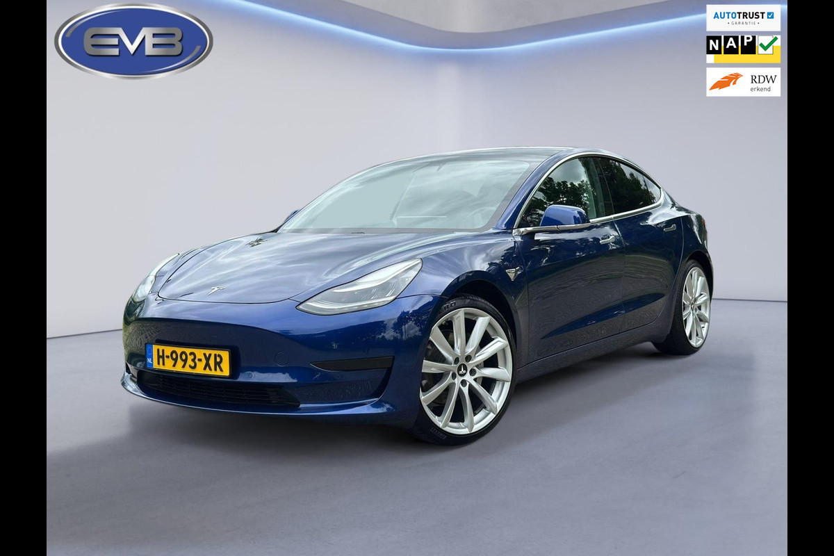 Tesla Model 3 Standard RWD Plus 60 kWh, 20 inch lmv, extra getint glas, panoramadak, leder 1e eigenaar, NL auto met nap Tesla Model 3 Standard RWD Plus 60 kWh, 20 inch lmv, extra getint glas, panoramadak, leder 1e eigenaar, NL auto met nap