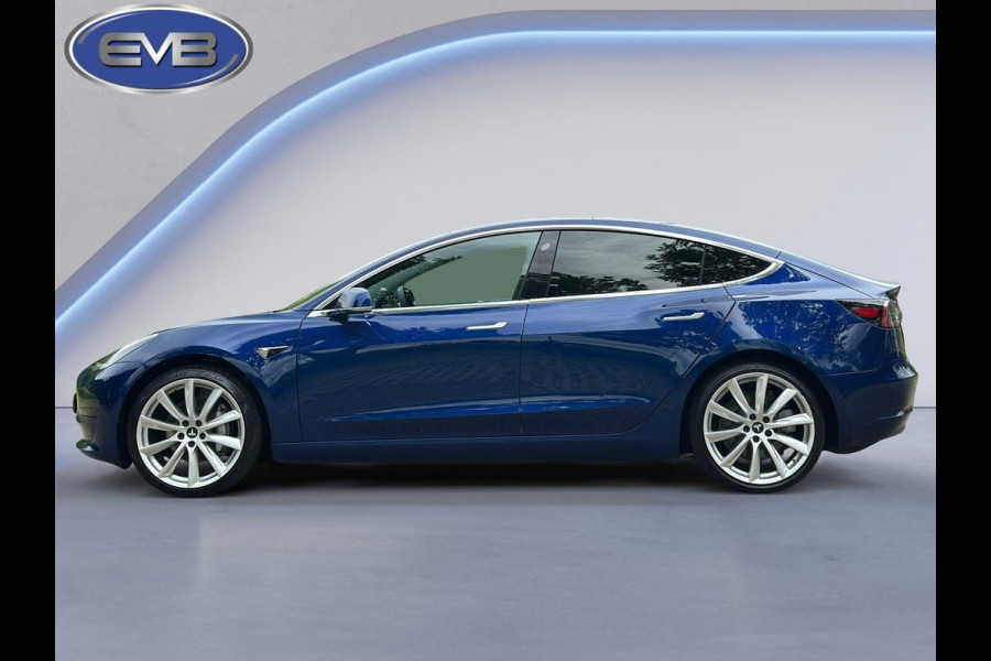Tesla Model 3 Standard RWD Plus 60 kWh, 20 inch lmv, extra getint glas, panoramadak, leder 1e eigenaar, NL auto met nap