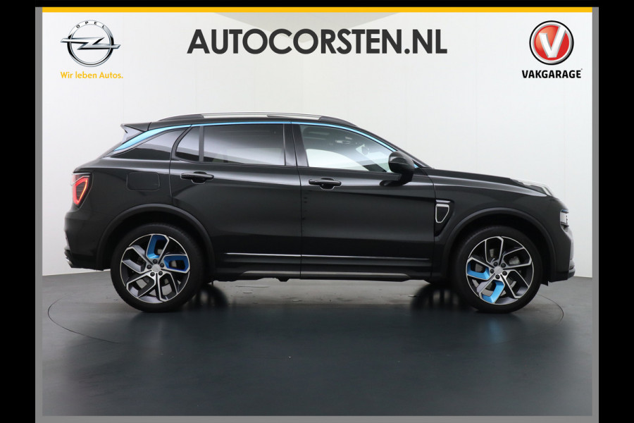 Lynk & Co 01 PHEV AUT-7 261pk Pano-Schuif-K-dak 20" 360°Camera Apple Carplay Android Auto Adaptive-Cr NaviPdc-a+v Ecc Keyless Led M-BuxPlug-I Elek.Memory.Stoel File assistent Dodehoek detector Elektrisch bedienbare achterklep Rijstrooksensor Wifi Verkeersbord detectie 425Nm koppel 3,6kw laadvermogen €44.882 Nieuwprijs 1e Eigenaar Origineel NLse auto!