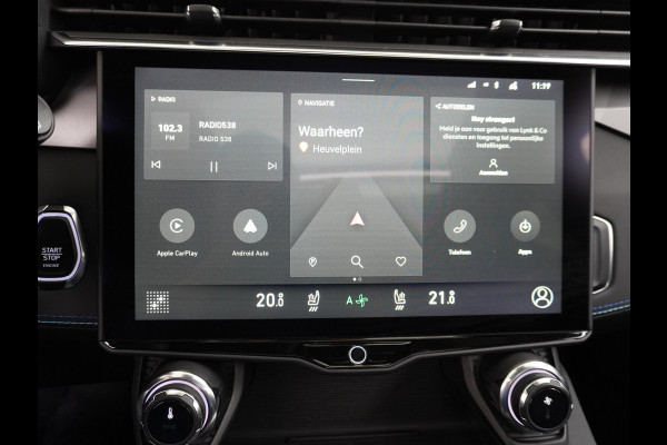 Lynk & Co 01 PHEV AUT-7 261pk Pano-Schuif-K-dak 20" 360°Camera Apple Carplay Android Auto Adaptive-Cr NaviPdc-a+v Ecc Keyless Led M-BuxPlug-I Elek.Memory.Stoel File assistent Dodehoek detector Elektrisch bedienbare achterklep Rijstrooksensor Wifi Verkeersbord detectie 425Nm koppel 3,6kw laadvermogen €44.882 Nieuwprijs 1e Eigenaar Origineel NLse auto!