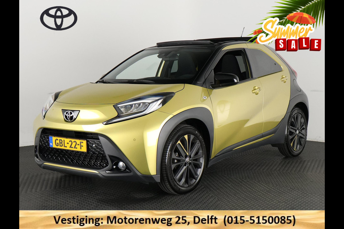 Toyota Aygo X 1.0 VVT-i S-AUTOMAAT PREMIUM CABRIOLET LEDER.NAVI.PDC.KEYLESS ETC ETC. GARANTIE TOT 5-2033 Toyota Aygo X 1.0 VVT-i S-AUTOMAAT PREMIUM CABRIOLET LEDER.NAVI.PDC.KEYLESS ETC ETC. GARANTIE TOT 5-2033