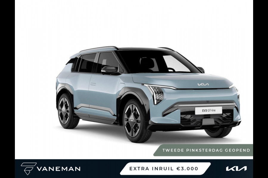 Kia EV3 GT-Line 81.4 kWh | Achterbank verwarmd | Vegan lederen stoelbekleding ‘GT-Line’