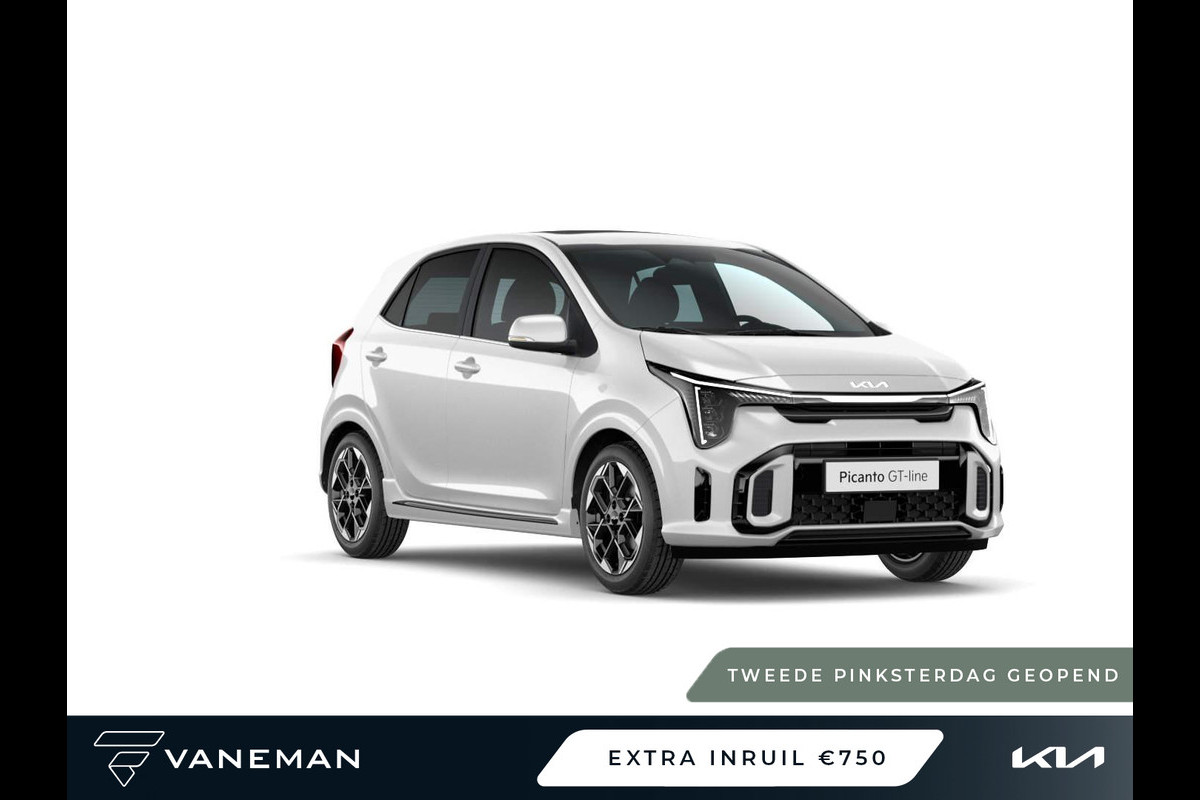 Kia Picanto 1.0 DPI GT-Line | Buitenspiegels elektrisch verstel- en verwarmbaar | Voorstoelen verwarmd Kia Picanto 1.0 DPI GT-Line | Buitenspiegels elektrisch verstel- en verwarmbaar | Voorstoelen verwarmd