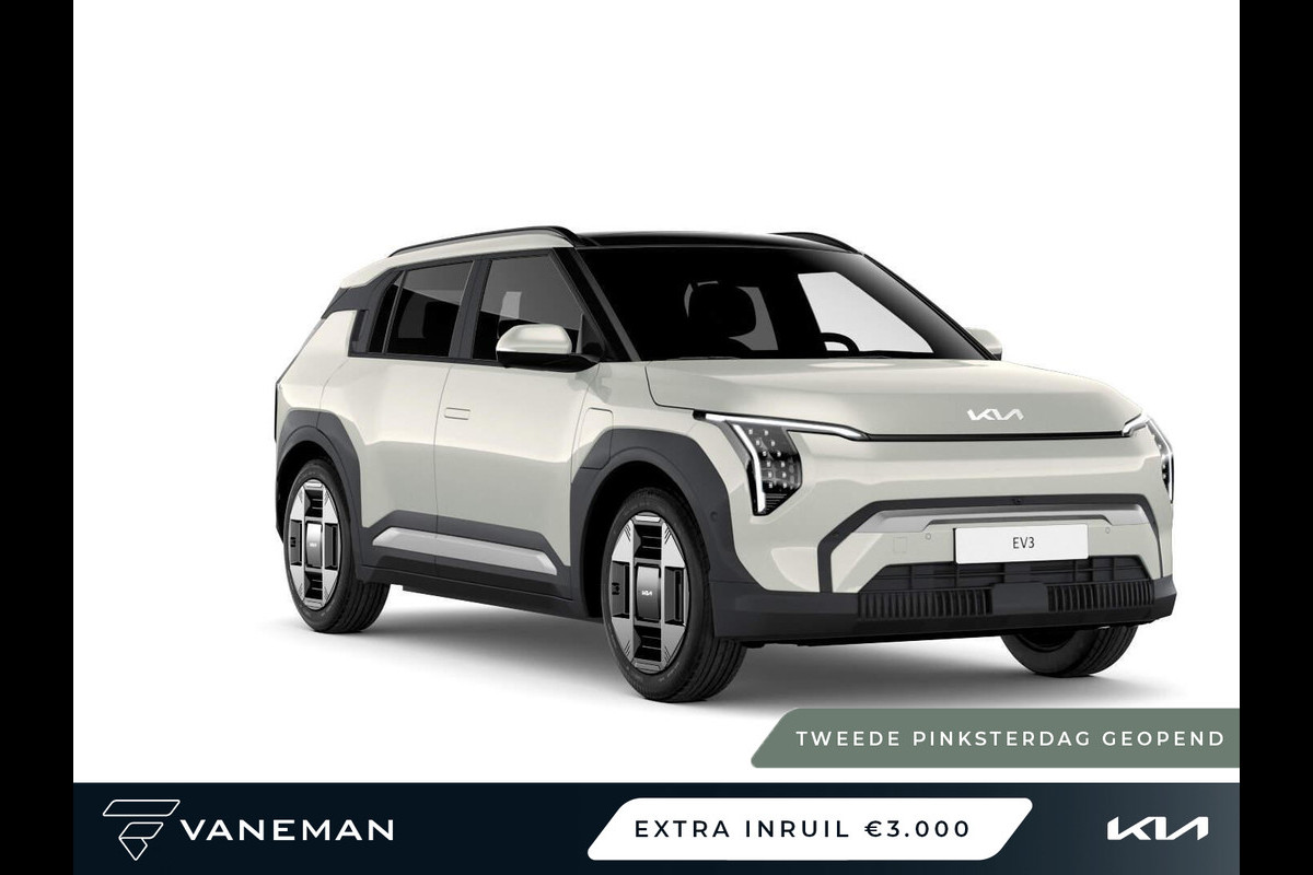 Kia EV3 Plus Advanced 81.4 kWh | Parkeersensor voor en achter | Rijstrooksensor met correctie Kia EV3 Plus Advanced 81.4 kWh | Parkeersensor voor en achter | Rijstrooksensor met correctie