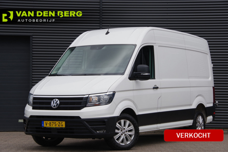 Volkswagen Crafter 35 2.0 TDI L3H3(L2H2) 140PK AUT. TREKHAAK, CAMERA, NAVI, CRUISE, DAB, AIRCO, PARKEERSENSOREN, APPLE CARPLAY, NL AUTO, NAP