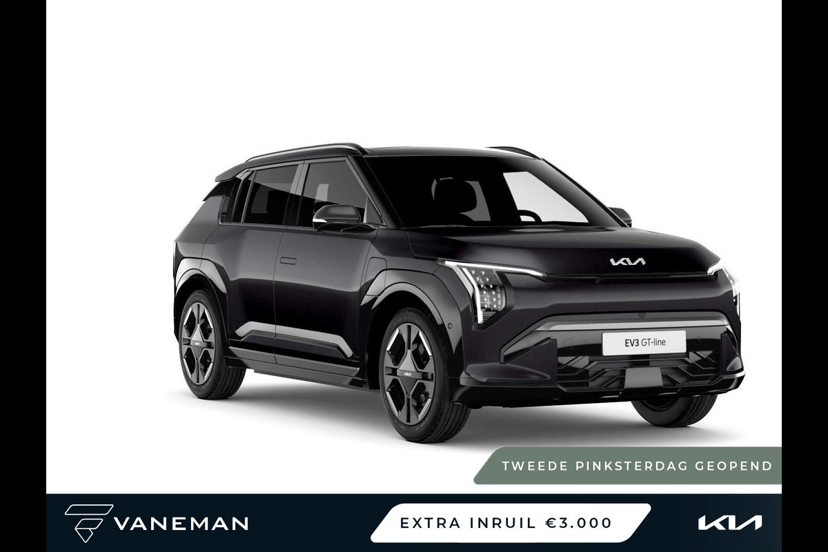 Kia EV3 GT-Line 81.4 kWh | Cruise control adaptief met Stop&Go en stuurhulp | Autonome noodremassistentie Kia EV3 GT-Line 81.4 kWh | Cruise control adaptief met Stop&Go en stuurhulp | Autonome noodremassistentie
