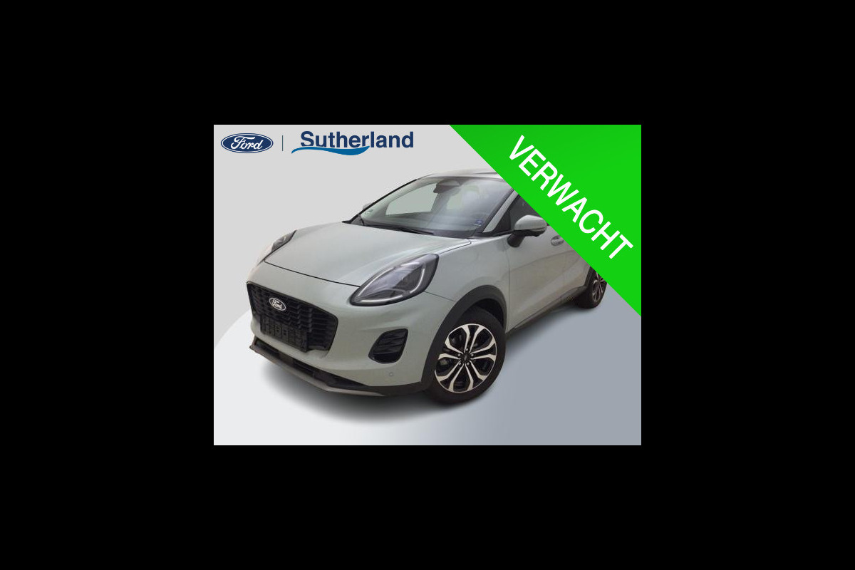 Ford Puma 1.0 EcoBoost Hybrid Titanium 125pk | Driver Assistance Pack | Winterpack | Comfort Pack | Elek. Achterklep | Verlengde Fabrieksgarantie tot 10-2028 Ford Puma 1.0 EcoBoost Hybrid Titanium 125pk | Driver Assistance Pack | Winterpack | Comfort Pack | Elek. Achterklep | Verlengde Fabrieksgarantie tot 10-2028