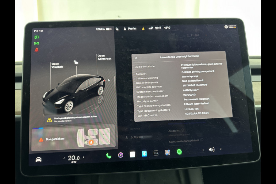 Tesla Model 3 Standard RWD Plus 60 kWh (INCL-BTW) Aut. *PANO | AUTO-PILOT | FULL-LEATHER | KEYLESS | FULL-LED | MEMORY-PACK | SURROUND-VIEW | DAB | CARPLAY | DIGI-COCKPIT | LANE-ASSIST | COMFORT-SEATS | 19"ALU*