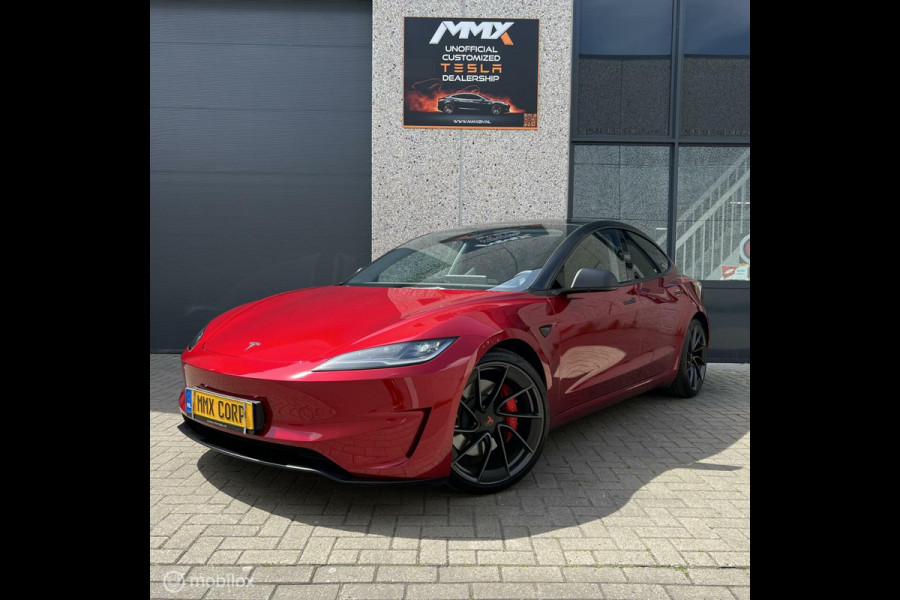 Tesla Model 3 Performance 2024 MiC PILLAR DELETE RAMEN TINT